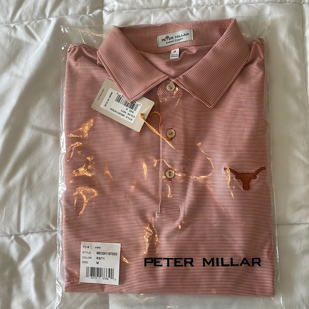 Peter Millar Texas Jubilee Stripe Performance Polo